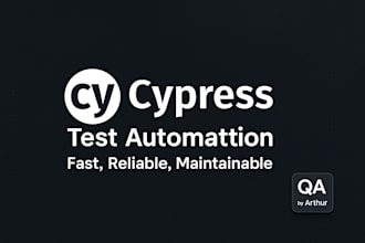 write cypress test automation for your website or app