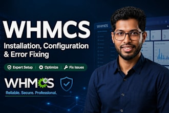 install, configure, fix and customize whmcs for your hosting business