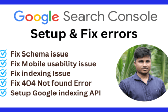 fix coverage errors, google index errors in search console