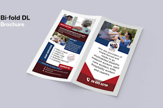 do brochure design for real estate, healthcare, travel