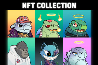 create you an entire custom nft art collection