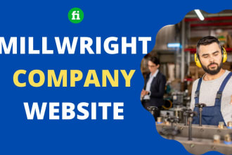 design millwright website, industrial mechanic wordpress website
