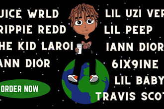 make juice wrld, lil uzi vert, trippie redd type beats