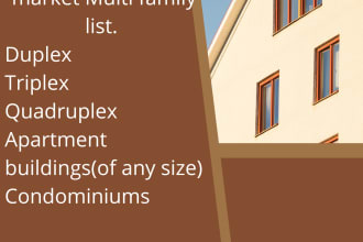 skip trace and build a multi family list