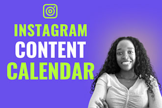 create an instagram social media calendar that engages