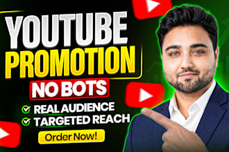 promote your youtube video and channel for organic targeted growth