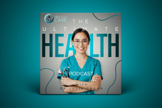 design an awesome podcast cover art, podcast artwork