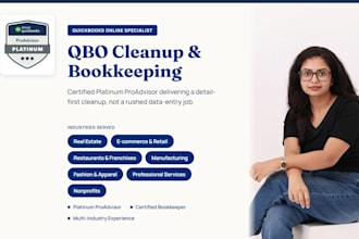 do quickbooks cleanup as a certified qbo proadvisor