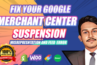 fix google merchant center and misrepresentation issue, feed error