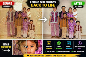 manually restore and enhance old photos