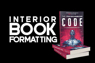 format your book for amazon KDP, ingram, smashword in 1 day only