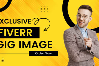 design stunning fiverr gig image,thumbnail,cover photo