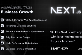 build a web app for your business using nextjs, reactjs, and supabase
