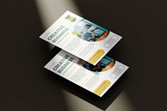 professional business flyer design for print or digital use