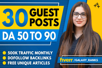 write and publish high da dofollow guest post manual backlinks off page SEO