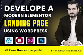 create a landing page for google ads and a one page website