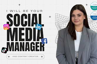 be your social media marketing manager and content creator
