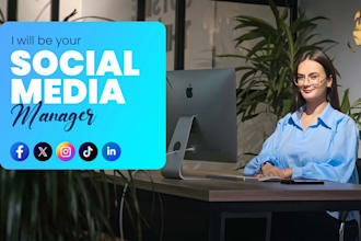 be your social media marketing manager and content creator