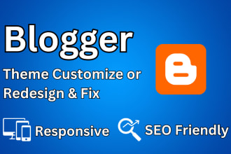 redesign blogger template or customize blogspot website