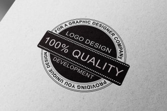 design stamp, badge, seal, vintage gold logo