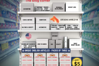 get you a pack of 3 x 500 words english articles ready made