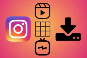 backup your instagram posts