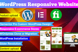 design your landing page using elementor pro with wordpress