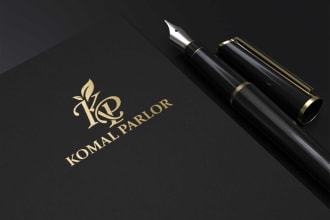 modern unique minimalist initial trendy and luxury logo design
