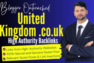 do uk guest posts with blogger outreach for high quality link building