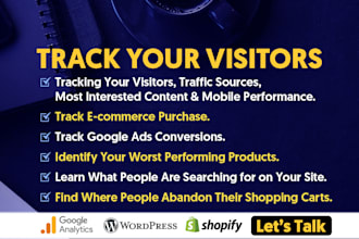 setup google analytics ga4 tracking in shopify and wordpress