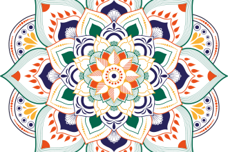 do complex mandala design for you