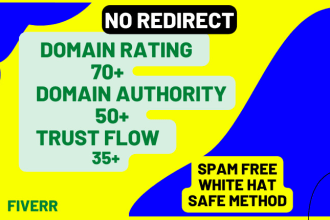 increase dr da tf of your website and boost google ranking