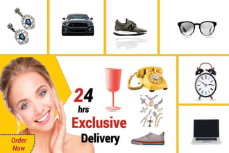 do remove or any change background and clipping path service within 24 hours