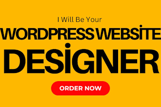 design and develop a professional wordpress website and business website