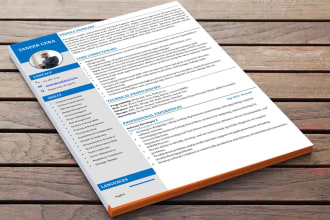 write, upgrade professional ats and designed resume, cover letter and linkedin