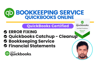 do clean up, reconciliation, error fixing, bookkeeping in quickbooks, xero, wave