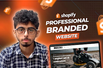 build branded shopify dropshipping store ecommerce website