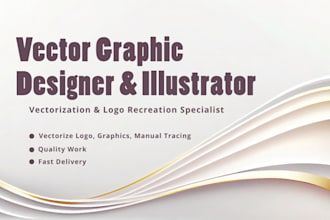 do any adobe illustrator work, vector tracing and logo recreation