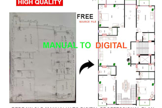 redraw 2d house floor plan
