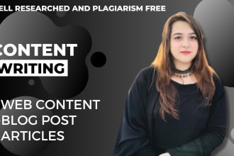 be your website content writer