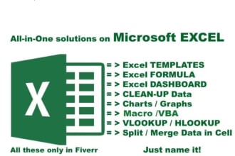 do anything in microsoft excel, macros, vba, access,google spreadsheet