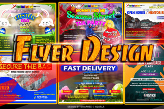 create a marketing flyer or brochure design