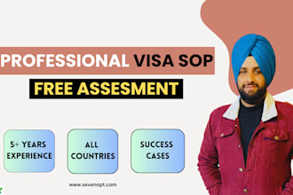 help you to craft a researched and convincing visa sop in very less time