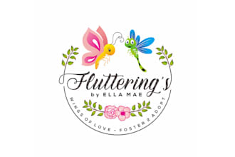 make wonderful foster adopt logo with satisfaction guarantee