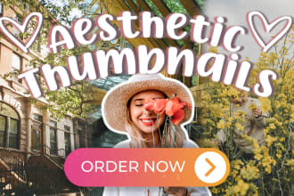 design an aesthetic thumbnail for your youtube video