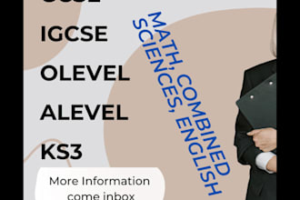 your gcse and igcse math, science and english tutor