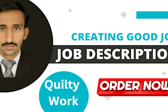 create a perfect and professional job description