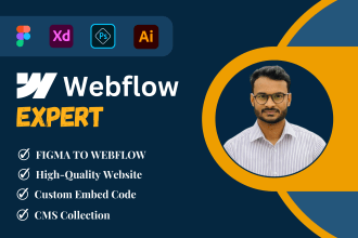 develop responsive webflow websites, figma to webflow