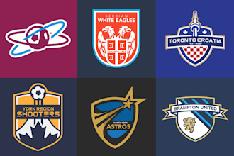 design baseball, basketball, football, hockey sports logo