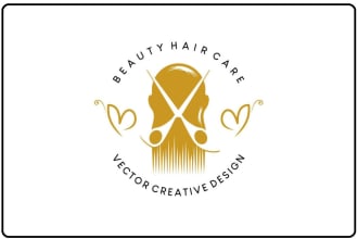design the best beauty hair salon logo in 24h